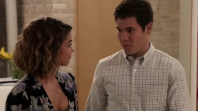 Haley and Andy in an Awkward Moment - Modern Family