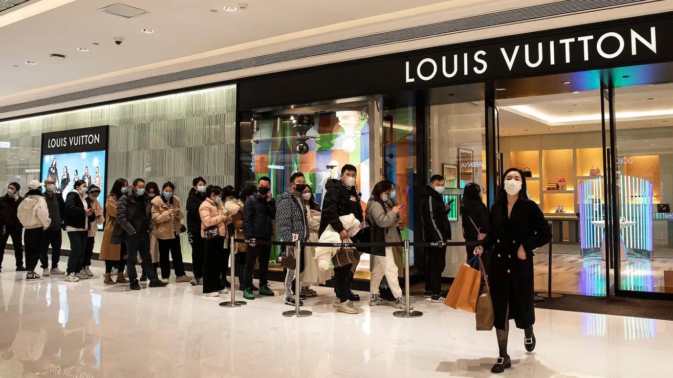 Louis Vuitton store in China