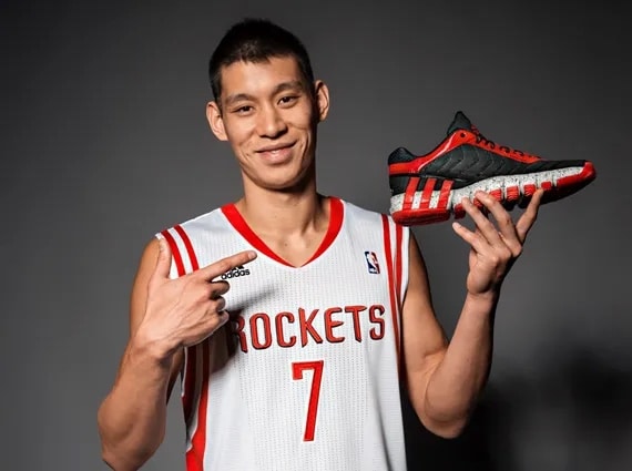 jeremy lin promoting adidas shoes