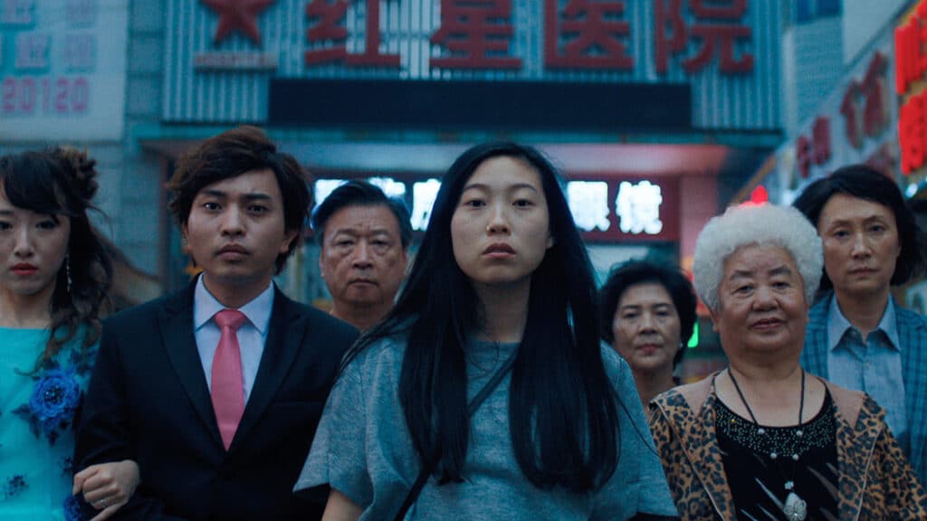 "The Farewell" still of the cast