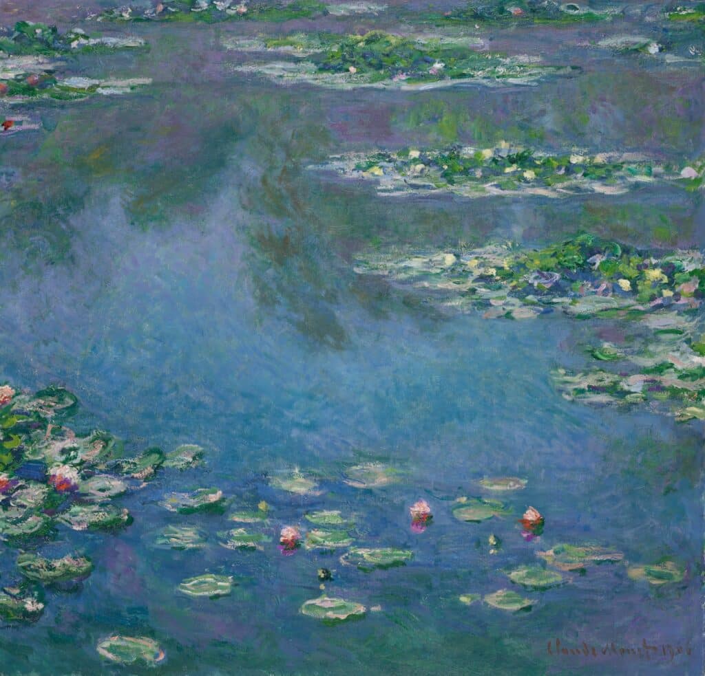 monet - water lilies painting