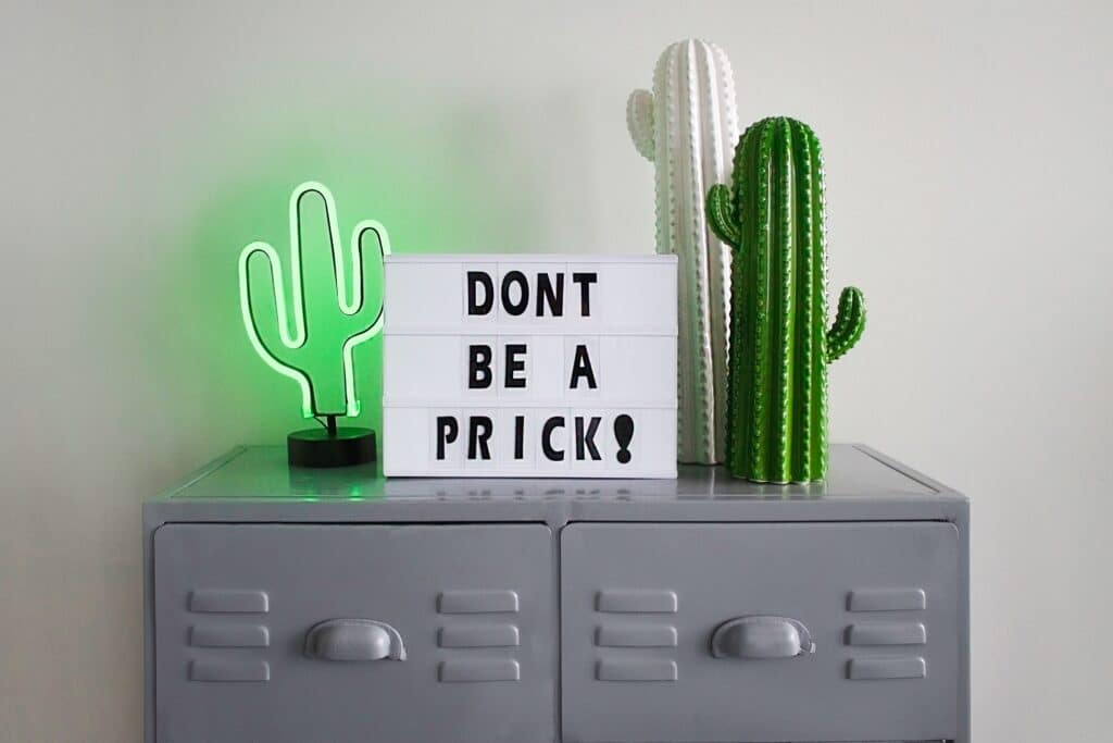 don't be a prick