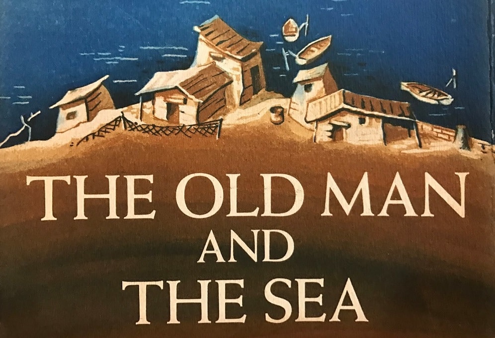 The Old Man and the Sea book cover 1952 first edition cover