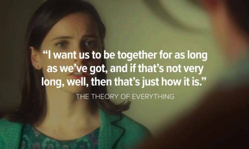 the theory of everything love scene