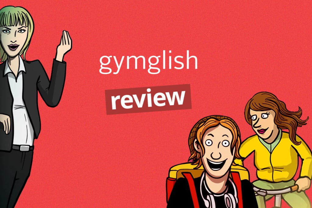 Gymglish review post graphic