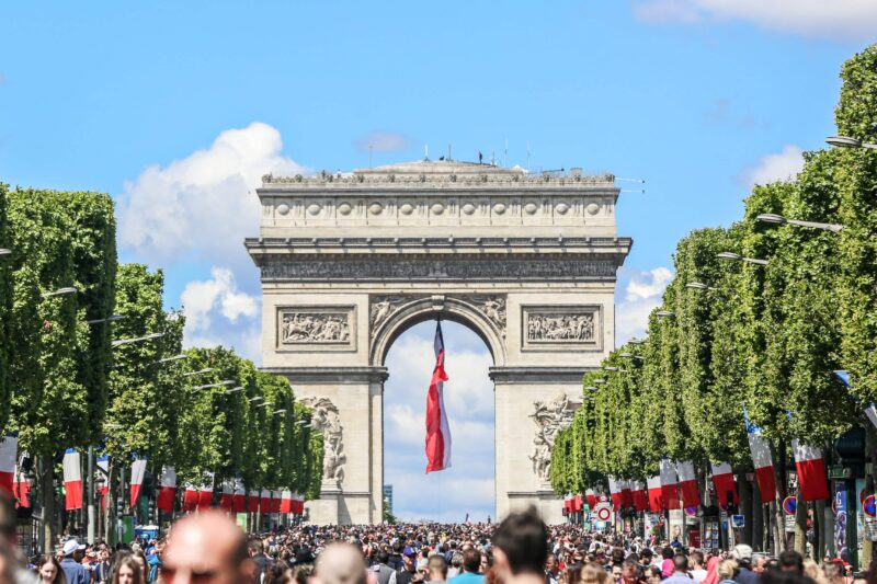 Bastille Day at Arc de Triomphe