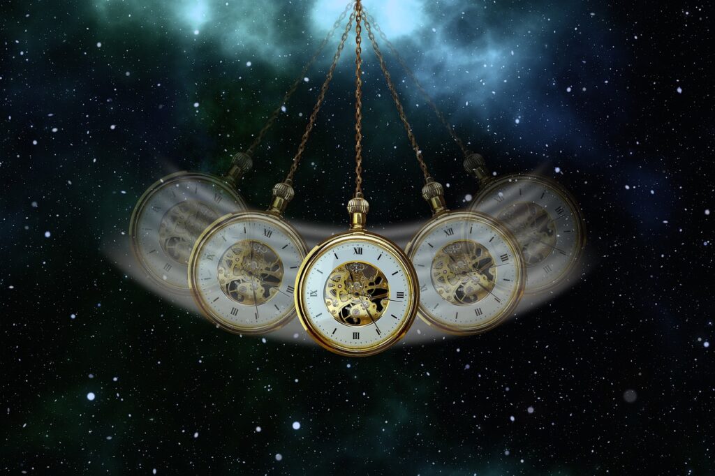 hypnosis-clock-in-space