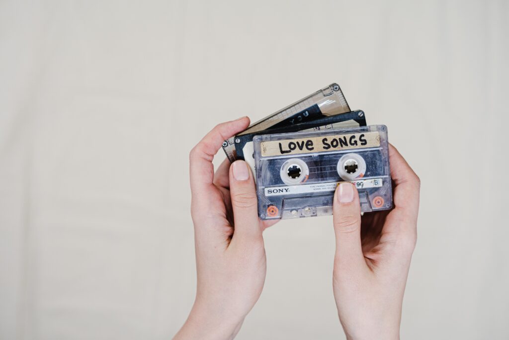 tape-cassette-of-love-songs
