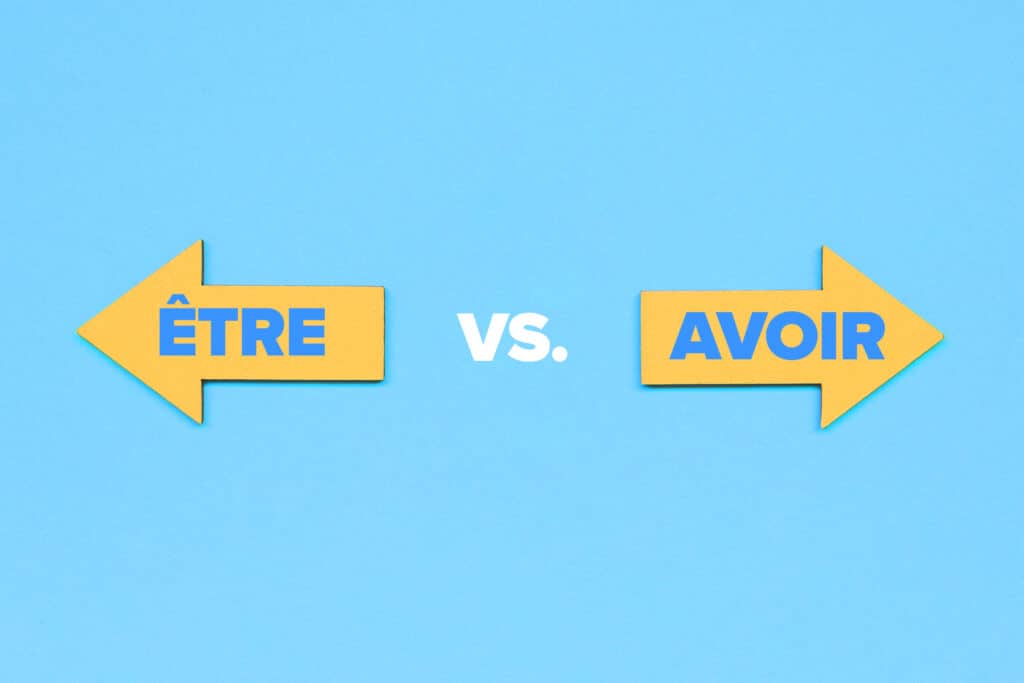 etre vs avoir in french grammar