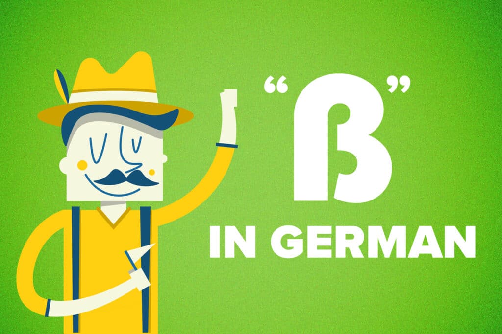 ß-in-German