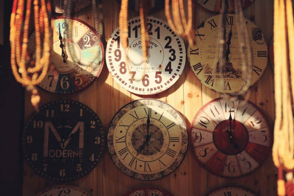 six-old-clocks-on-wall