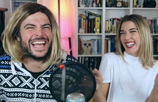 italian youtubers filming a video together