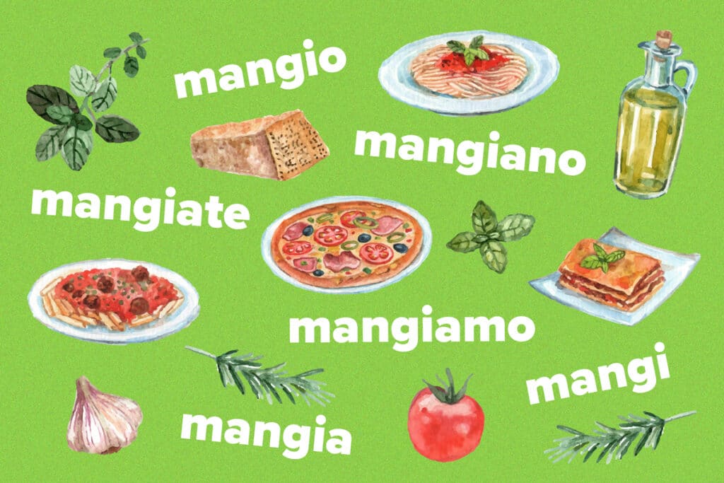 italian-food-mangio-conjugation
