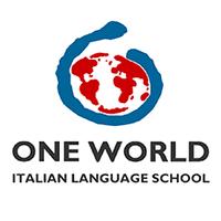 one world italian language school logo