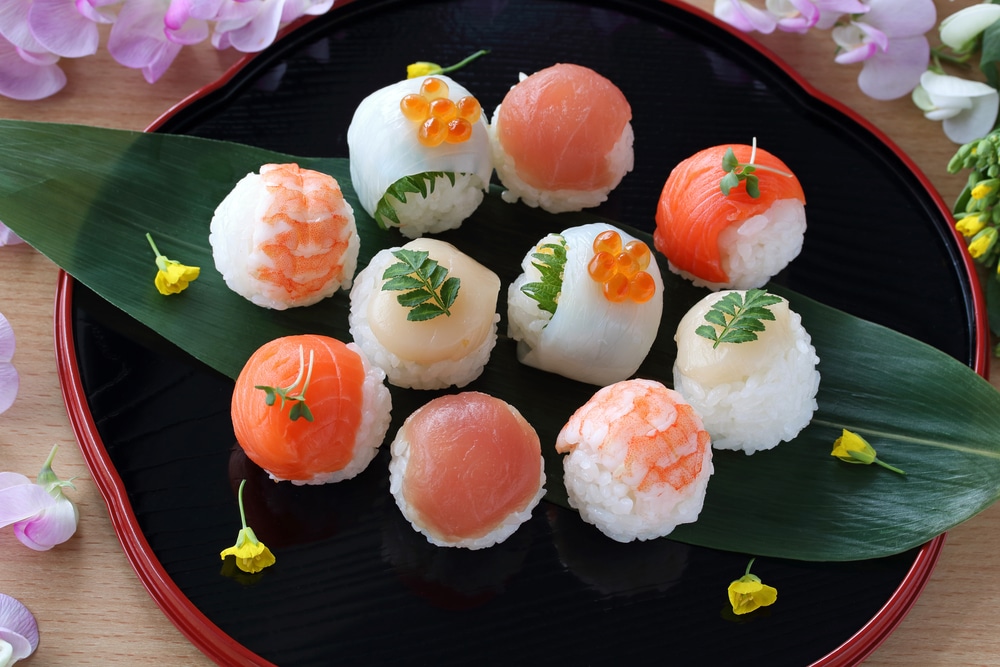 Temarizushi,japanese,Cuisines,Ball-shaped,Sushi