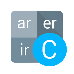 conjugate spanish verbs spanish conjugation app logo