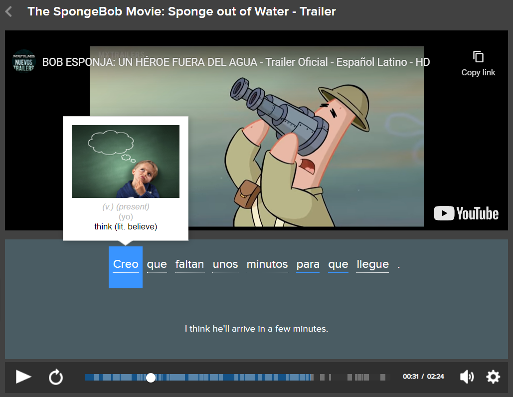 fluentu-spongebob-trailer-spanish-lesson