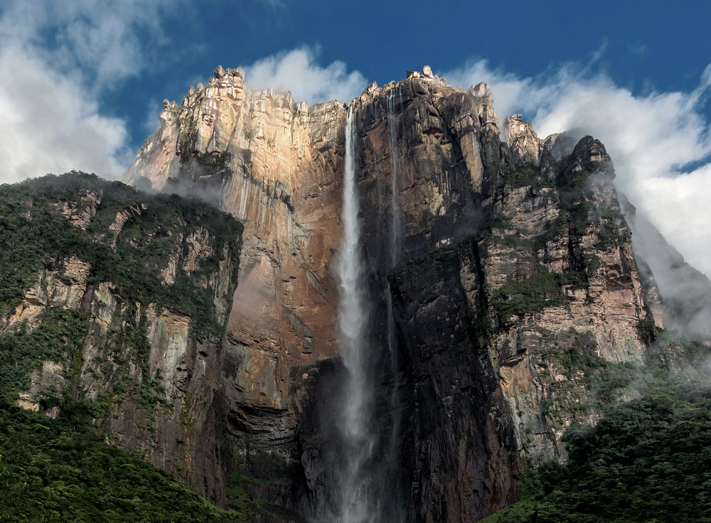 angel falls waterfall in venezuela