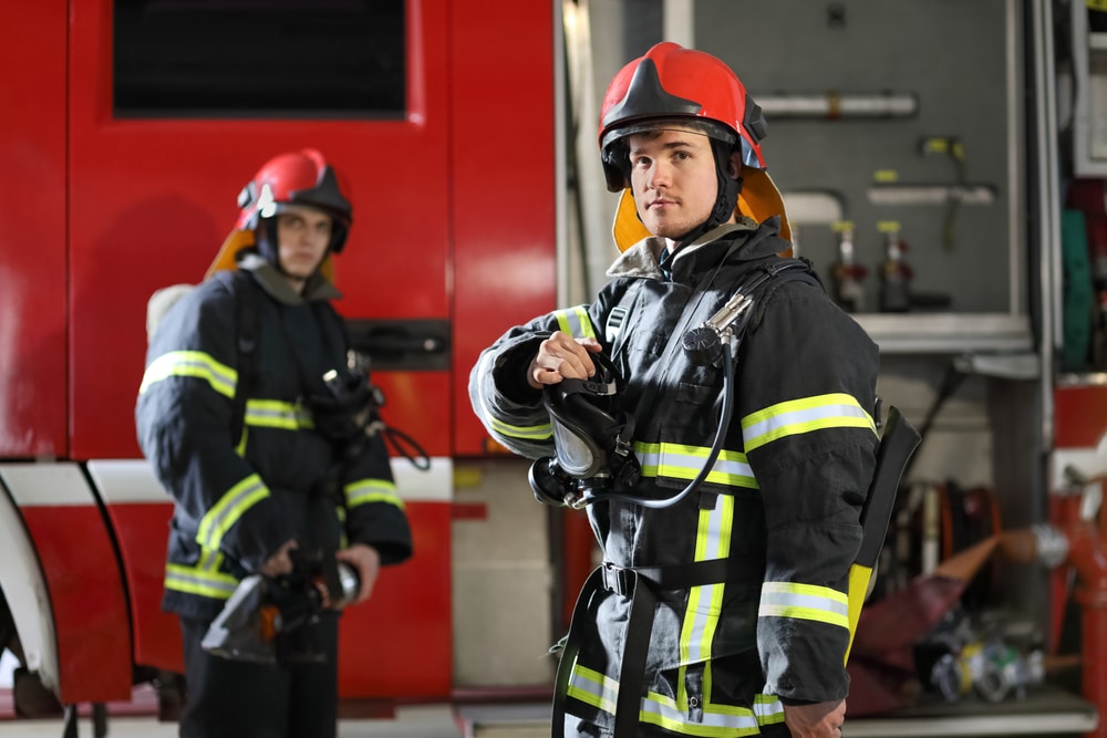 two-firefighters-in-uniform