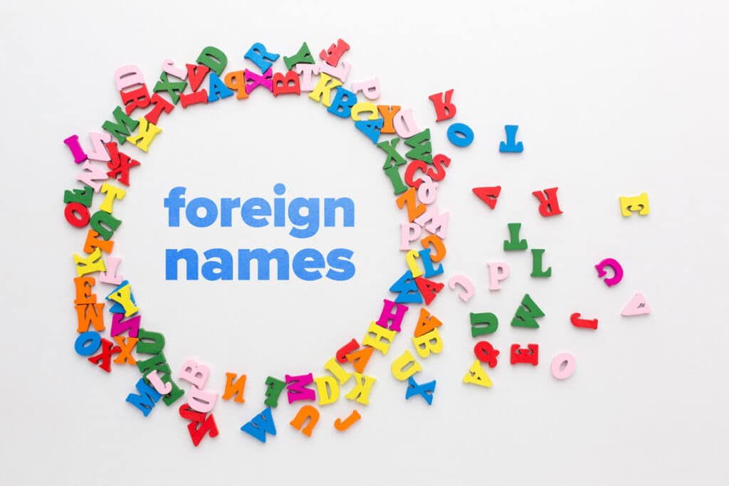 Foreign names