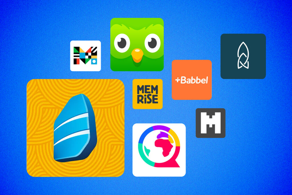 logos of rosetta stone program alternatives