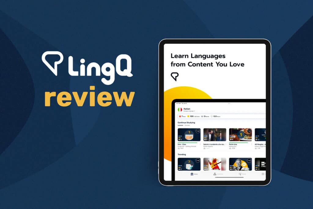 LingQ review post graphic