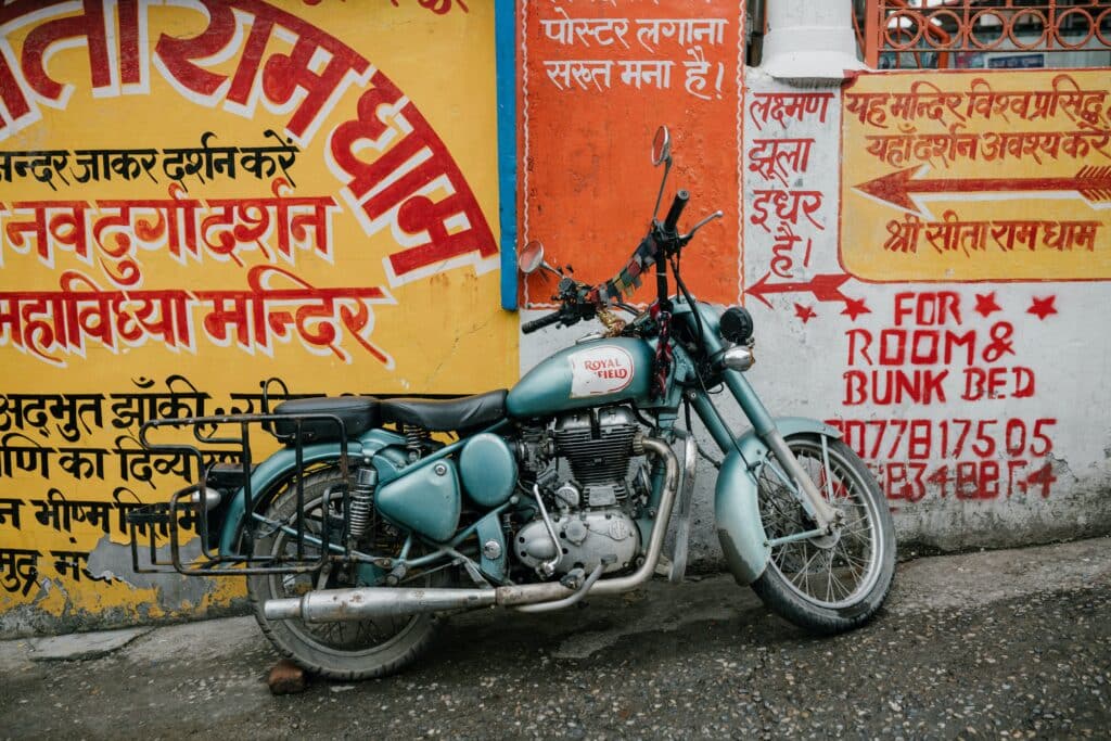 street writing in india