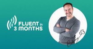 Fluent in Three Months logo