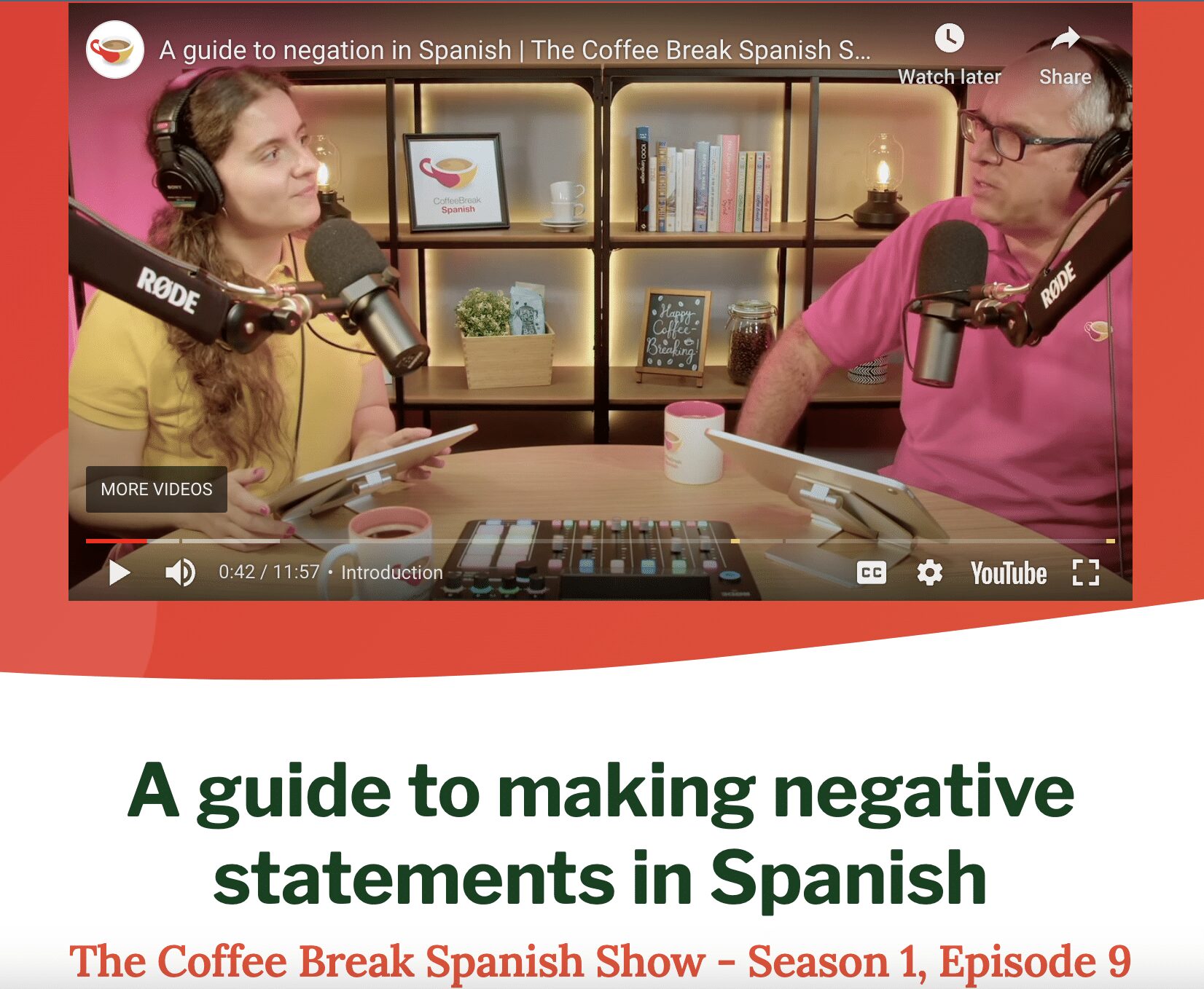 Coffee Break Spanish Review: Convenient Listening but Not Comprehensive