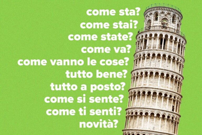 10 Ways to Say “How Are You” in Italian FluentU Language Learning