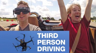 Third Person Driving with a Drone