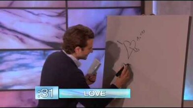 Bradley Cooper Plays Pictionary with Ellen