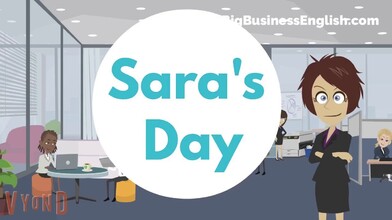 Sara's Day - Present Simple Tense