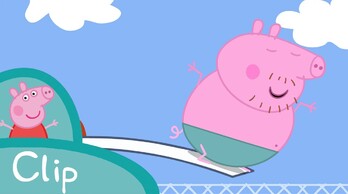 Peppa Pig en la piscina