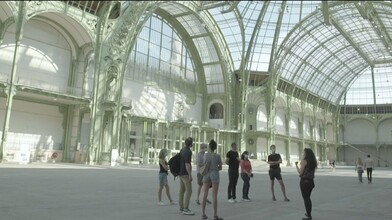 Inside the Grand Palais
