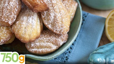 Recipe for Madeleines with a Lemon Zest