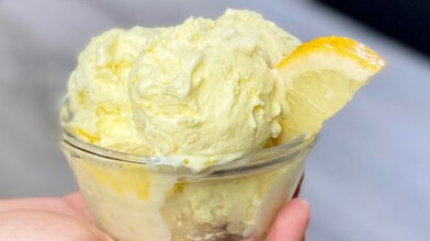 Zesty Three-Ingredient Lemon Ice Cream Recipe