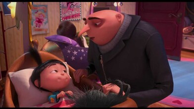Gru Kisses the Girls Goodnight - Despicable Me 2