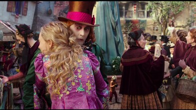 Alice Meets Young Hatter - Alice Through the Looking Glass