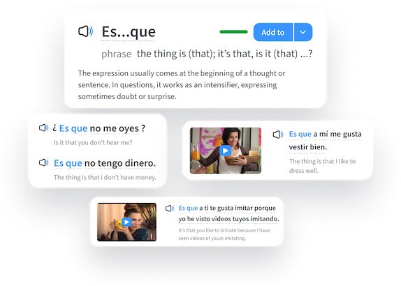 L'équipe de FluentU a passé plus de 100 000 heures à créer et à gérer notre contenu d'apprentissage des langues en ligne