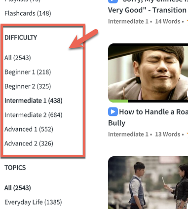 Thousands of Chinese videos with interactive subtitles for language learners