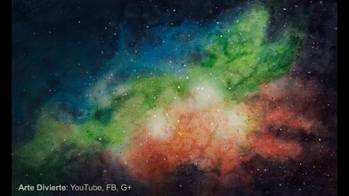 How to Paint a Galaxy with Watercolors