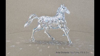 How to Draw a Swarovski Crystal Horse