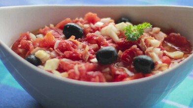 Easy Traditional Tomato Salad from Spain
